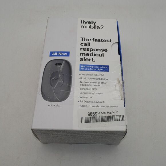 NEW Lively Mobile2 Medical Alert Device 24/7 Emergency Help - Picture 5 of 7